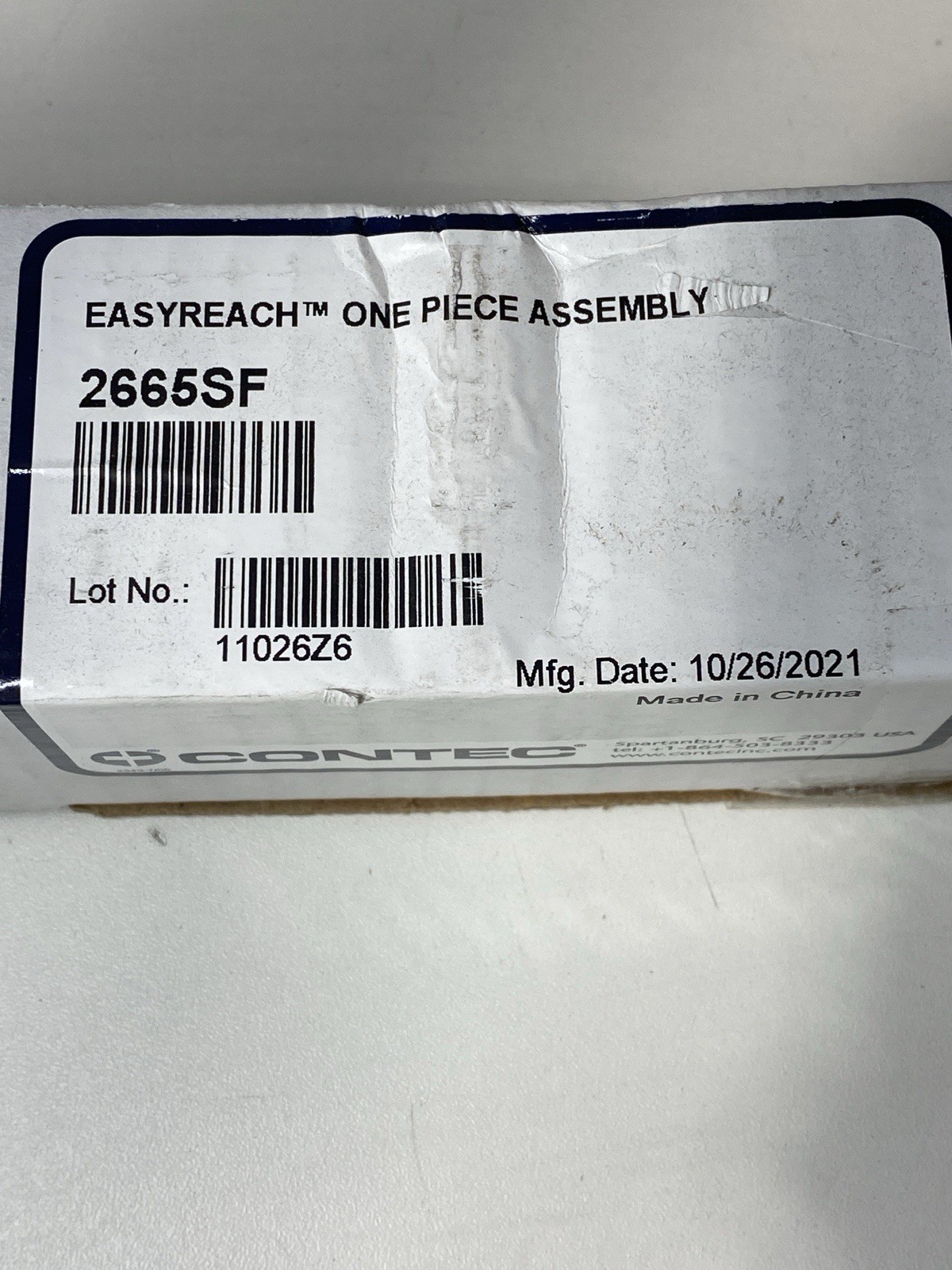 CONTEC EasyReach One Piece Assembly PN:2665SF *Brand NEW* Lot#11026Z6