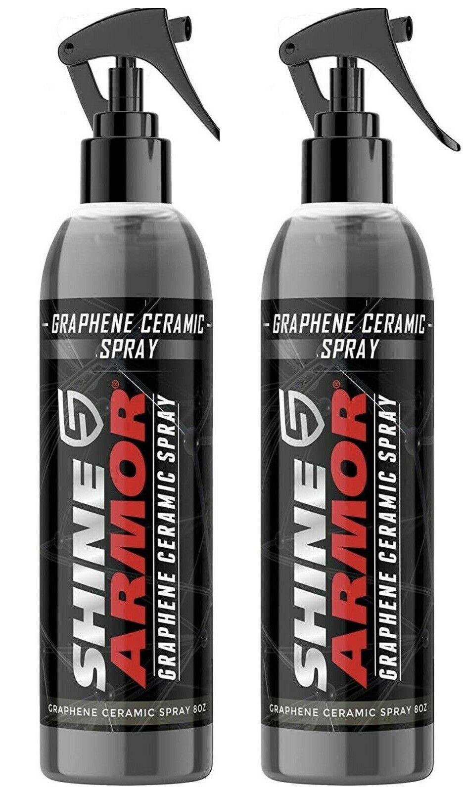 2 x Shine Armor Graphene Ceramic Coating Spray Highly Paint Protection Bundle