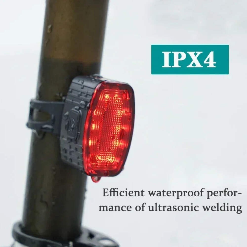 Cycling Bicycle Front Rear Light Set Bike Type C Rechargeable Flashlight