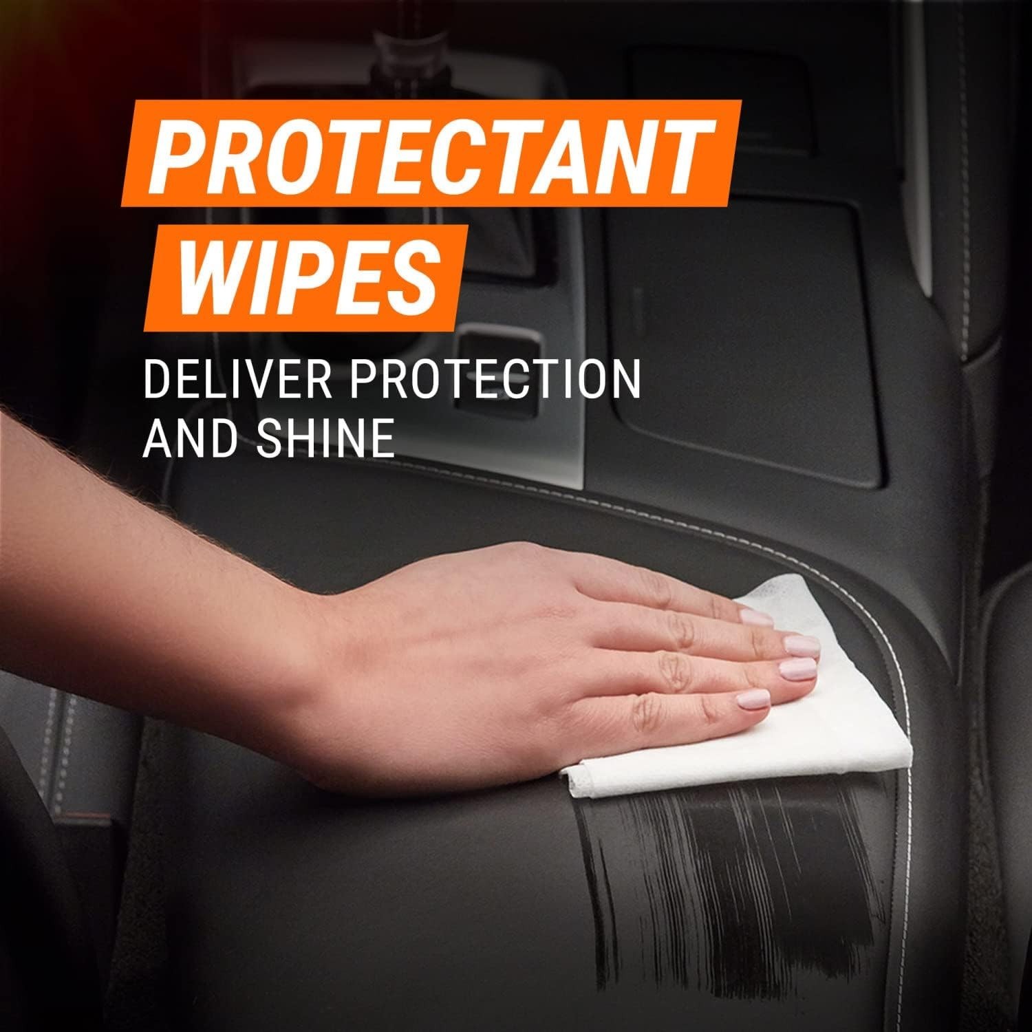 New Car Feel: 8-Piece Cleaner Kit with Protectant Wipes and Air Freshener