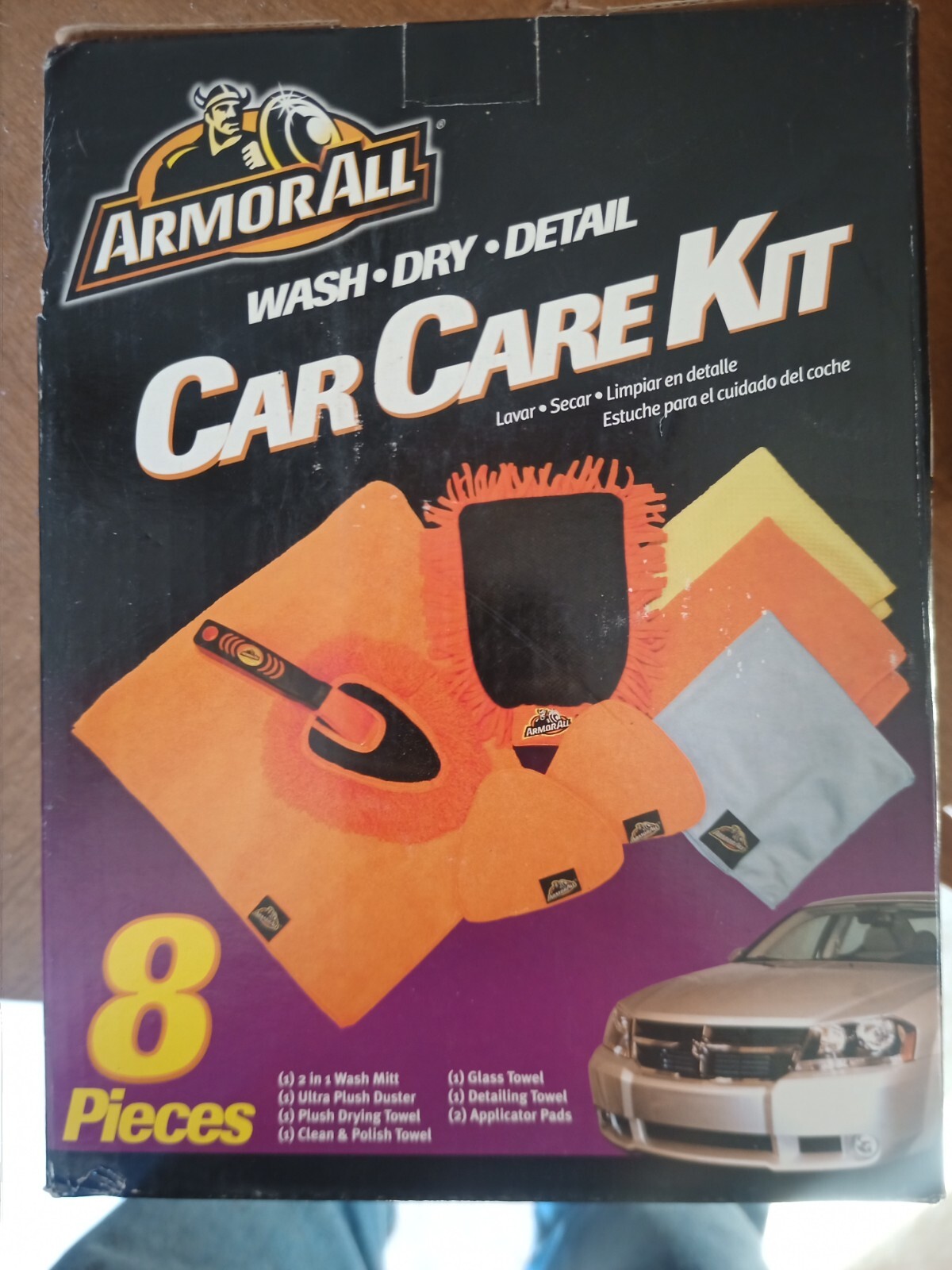 🎁 X-MAS 🎄 Armor All Wash Dry Detail 8 Piece Car Care Kit Christmas Gift 🎁 🎄