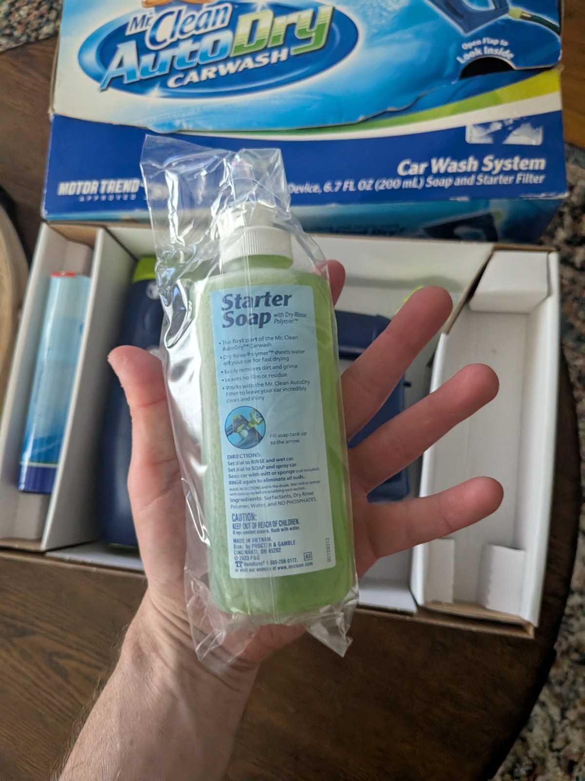 Mr. Clean AutoDry Carwash System: Car Wash Starter Box (New)