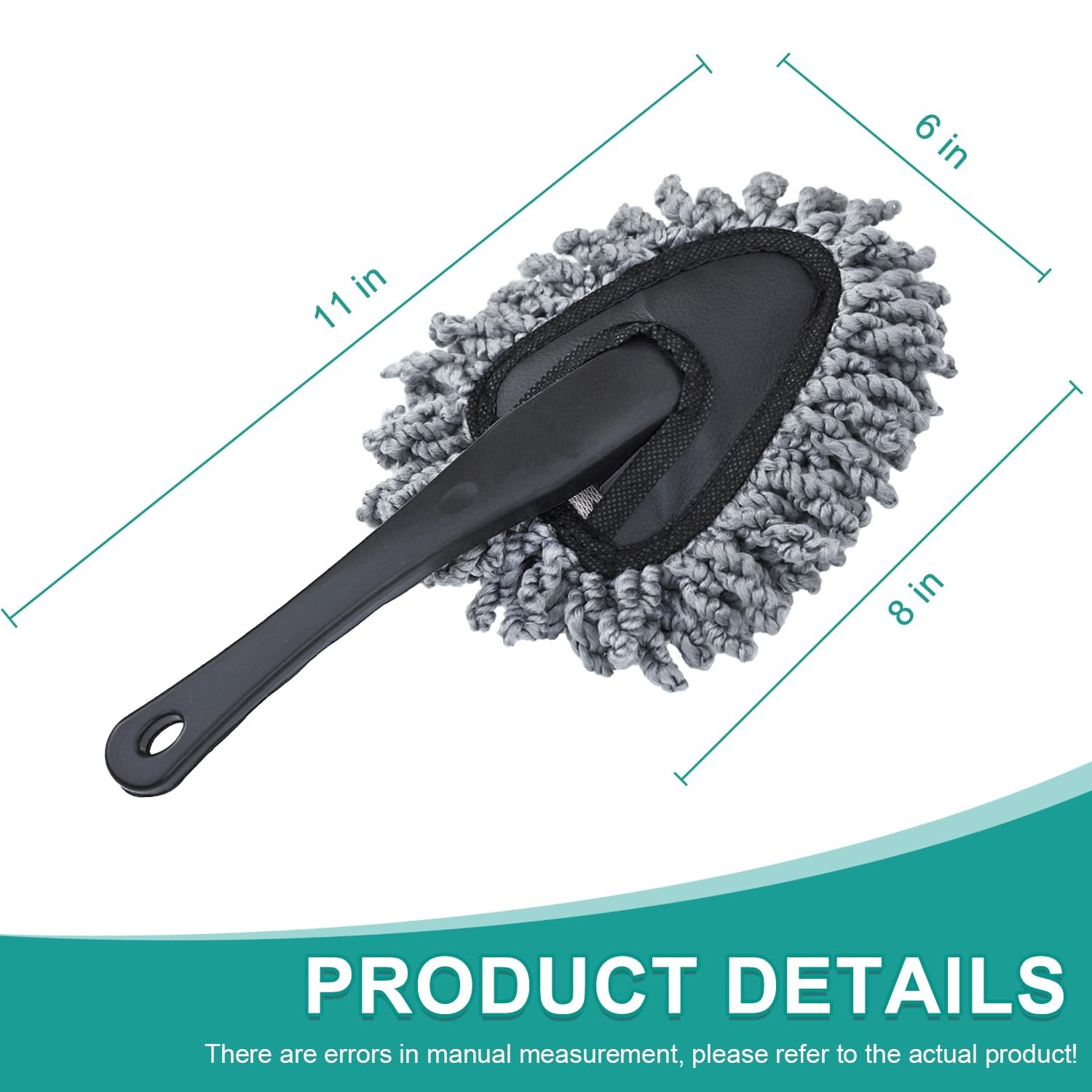 2 Pack Super Soft Microfiber Duster Brush, Dusting Tool, Cleaning White
