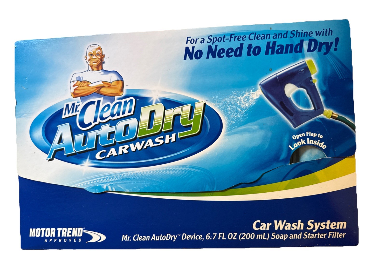 Mr. Clean AutoDry Car Wash System Detail Kit w/ Soap & Filter Discontinued NEW