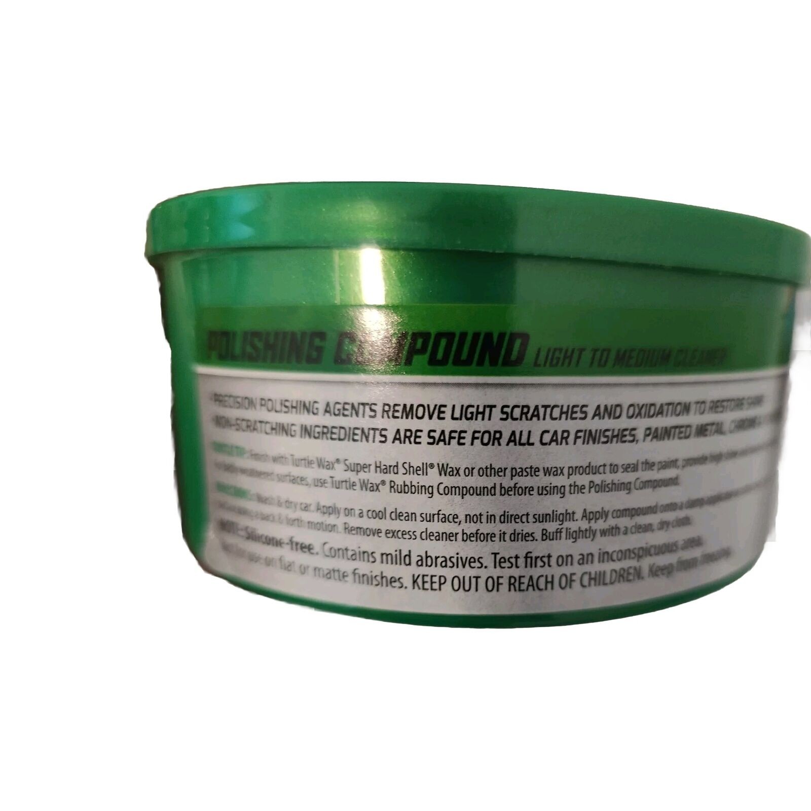 Turtle Wax T-241A White Polishing Compound Light To Med Scratch Remover 10.5 Oz.