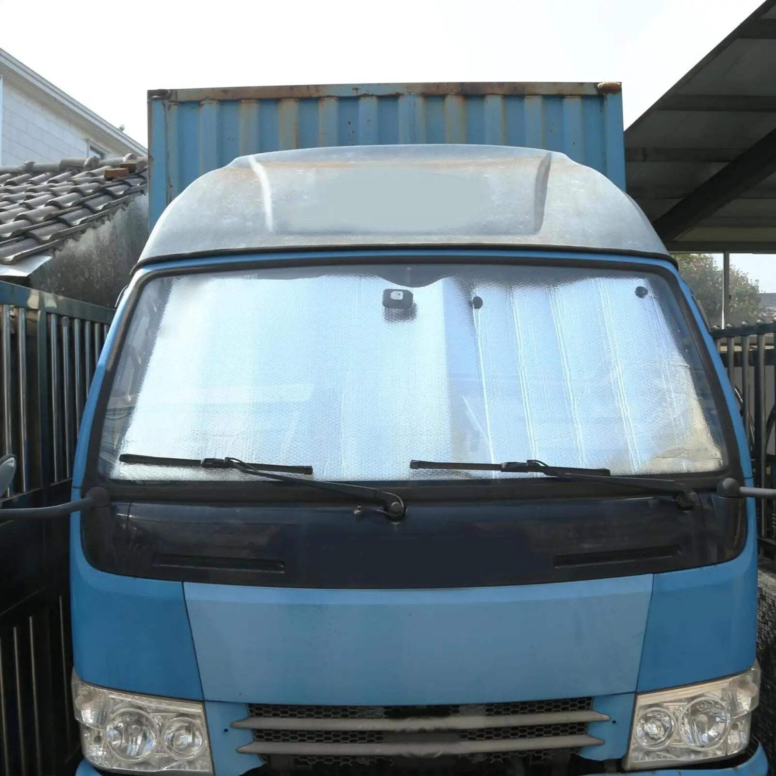 Truck Windshield Sun Shade Truck Front Window Sunshade Foldable Truck Sun Shade