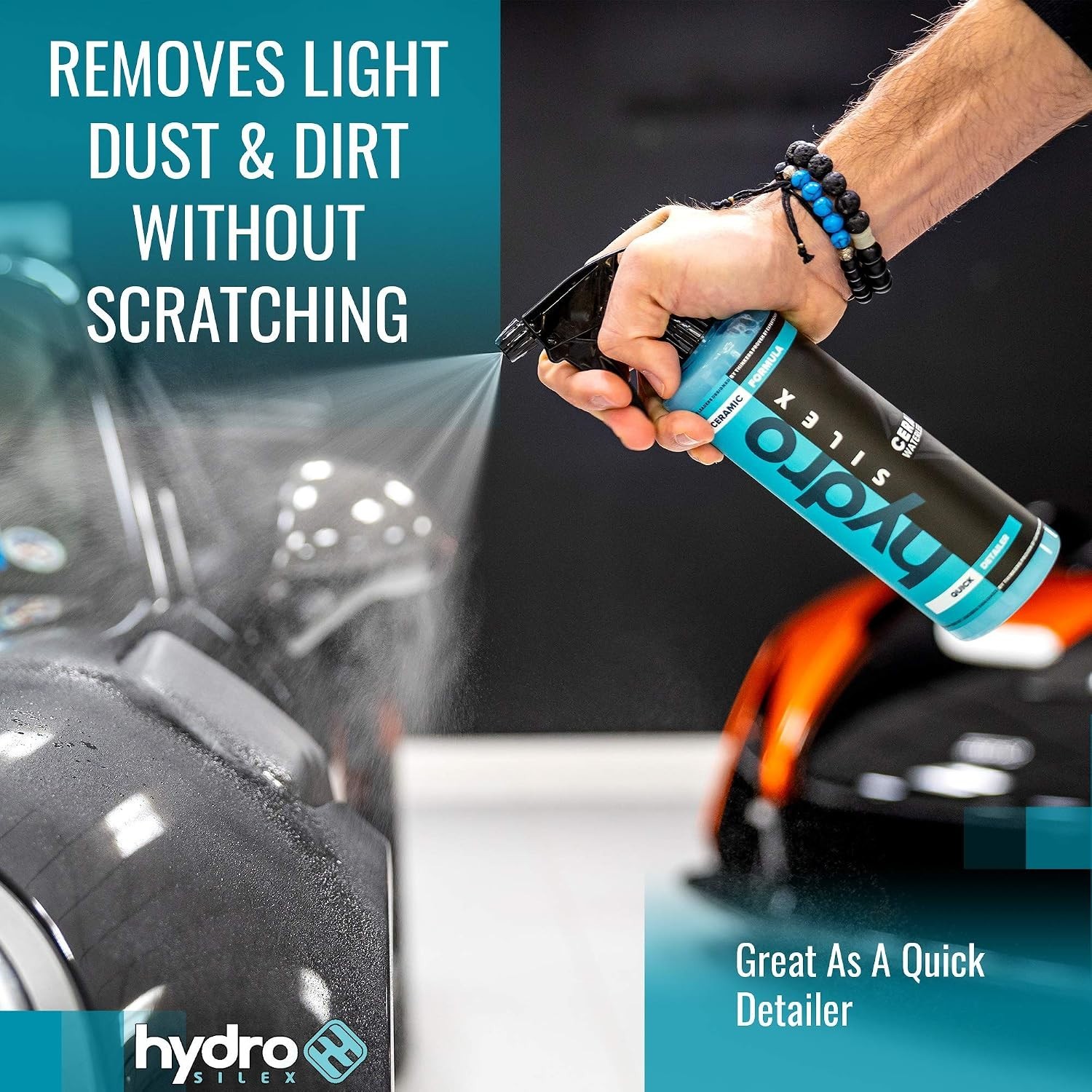 Ultra-Slick 16oz Waterless Car Wash for Easy Detailing – No Rinse Needed