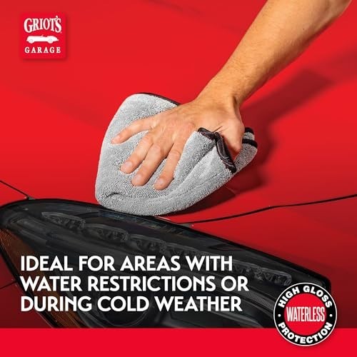 Rinseless Waterless Car Wash Spray – No Hose, No Bucket, Carnauba Wax Protection