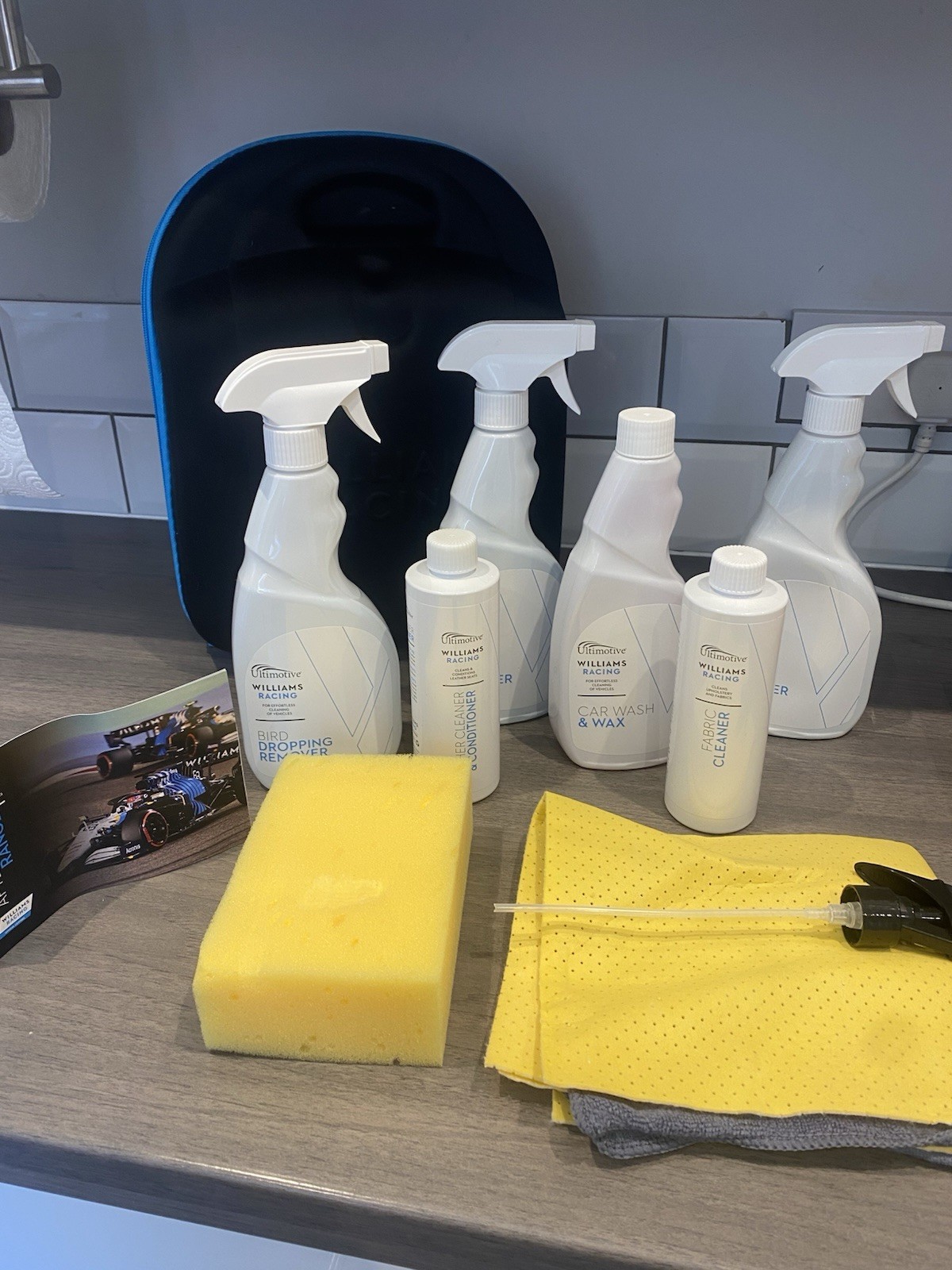 New Williams Racing Car Care Kit Aftercare Cleaning Set Unused Gtechniq Valet