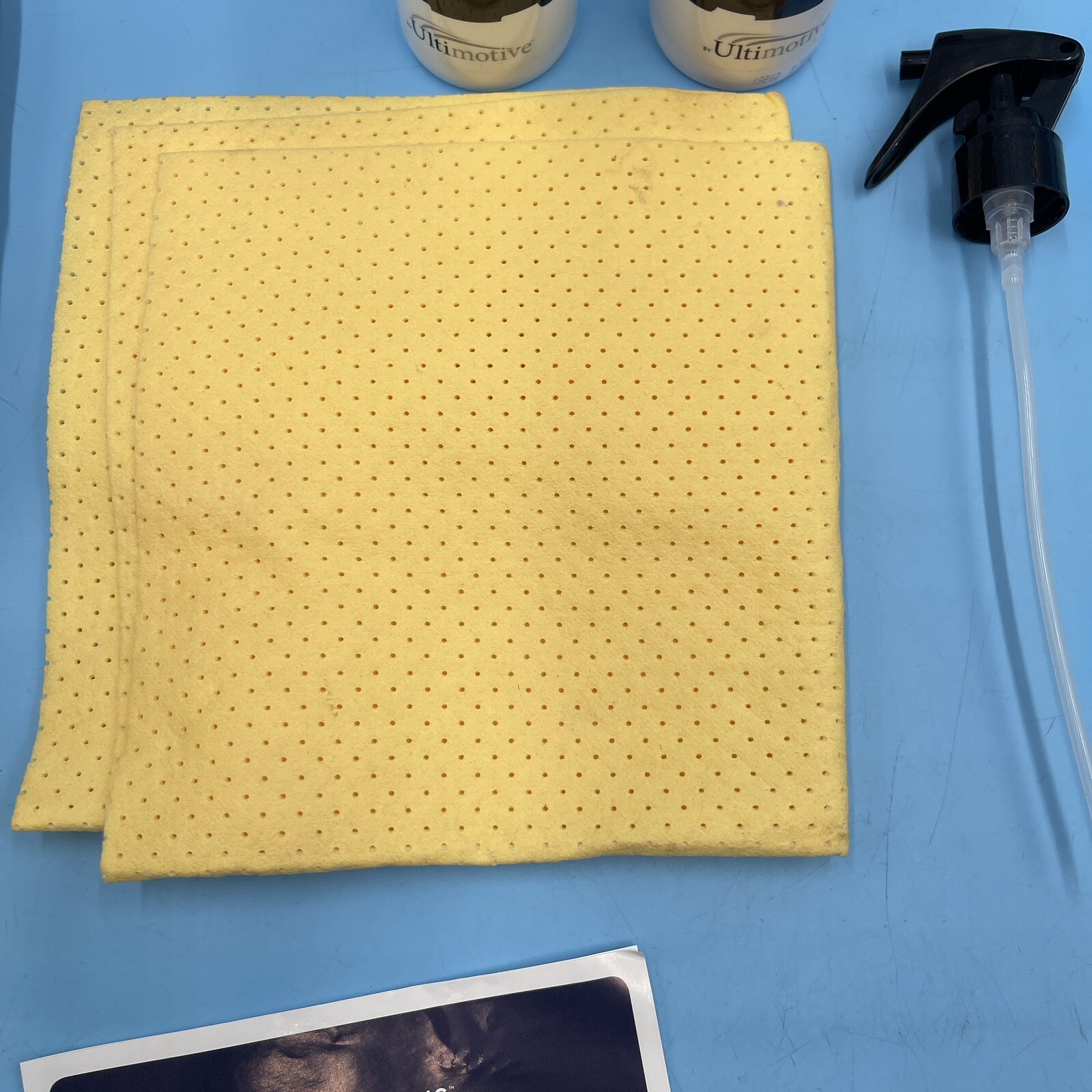 Williams Racing After Care Car Cleaning Kit Wash Wax Fabric Valet with Case