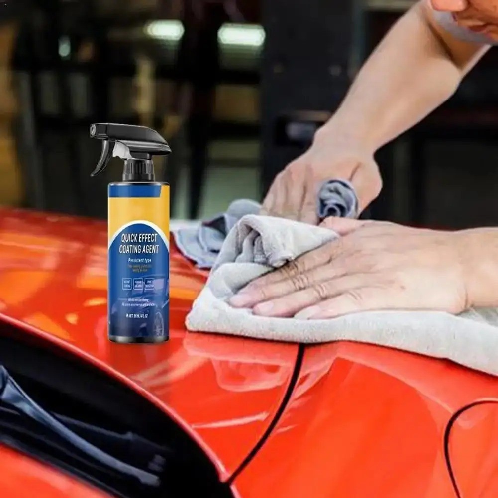 Car Coating Spray,Car Quick Coating Agent Quickly Coat Car Wax, 3 Set x 120ml