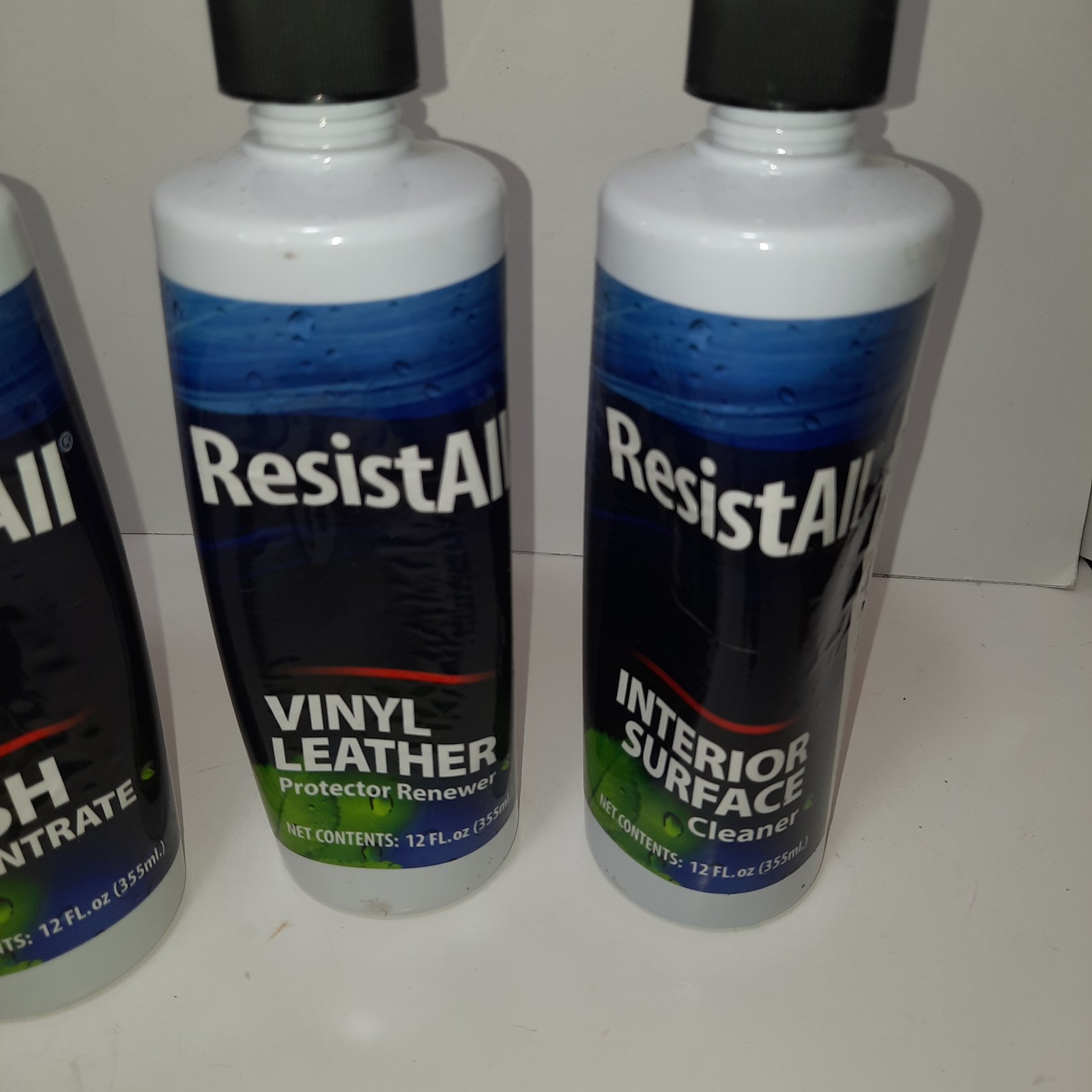 2015 Resist All Customer Care Kit for Cleaning Car, New but Dented Bottles