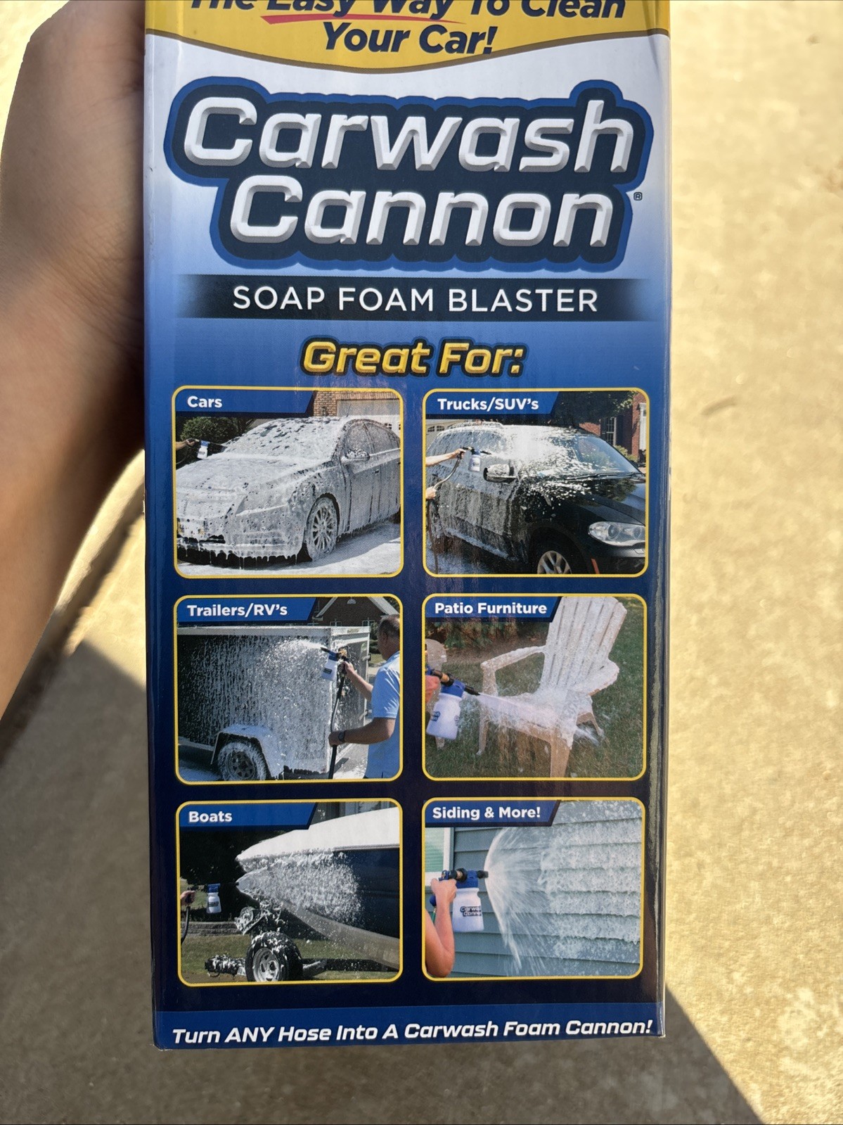 Carwash Cannon Soap Foam Blaster for Automotive Detailing
