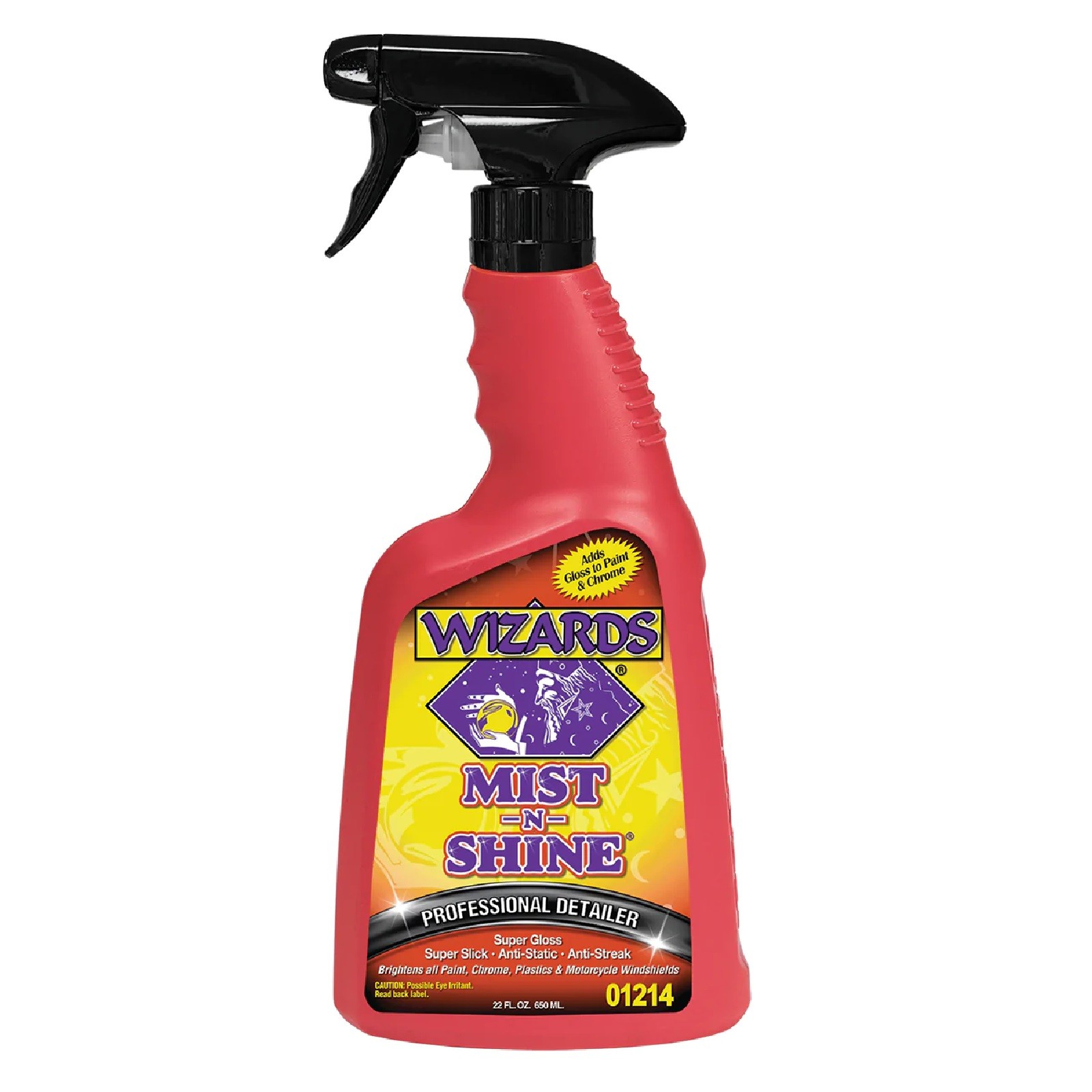 Wizards Products 1214 Mist-N-Shine 22 oz Spray Bottle Professional Detailer