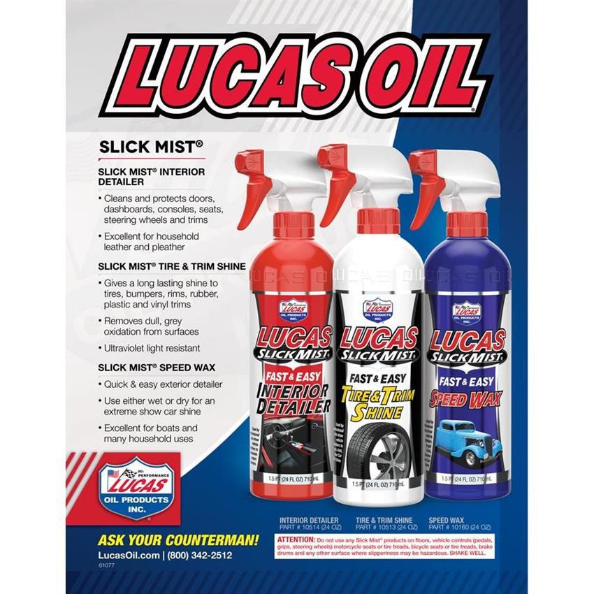 Lucas 10558 Slick Mist Car Care Detailing Kit, Case of 4
