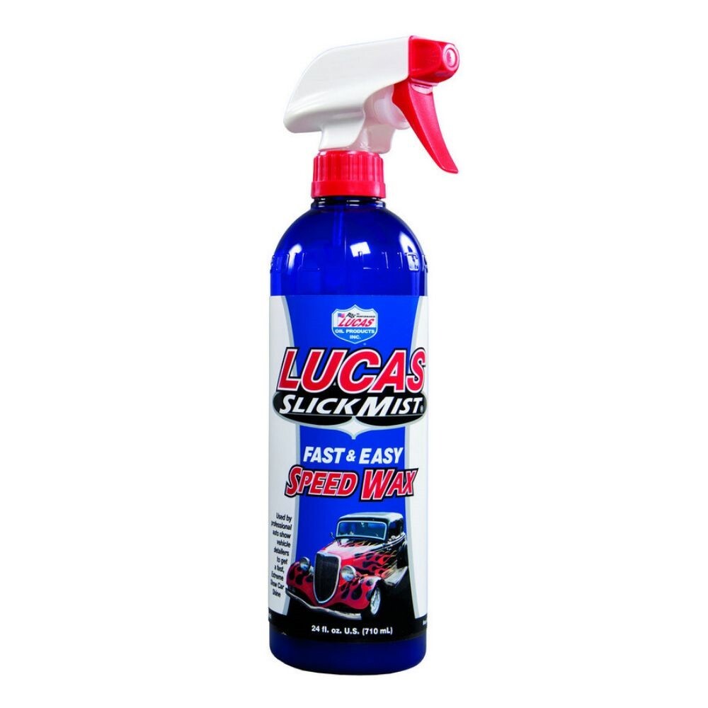 Lucas 10160 Slick Mist Speed Wax Gloss Intensifier Liquid Spray – 24 Oz. Bottle