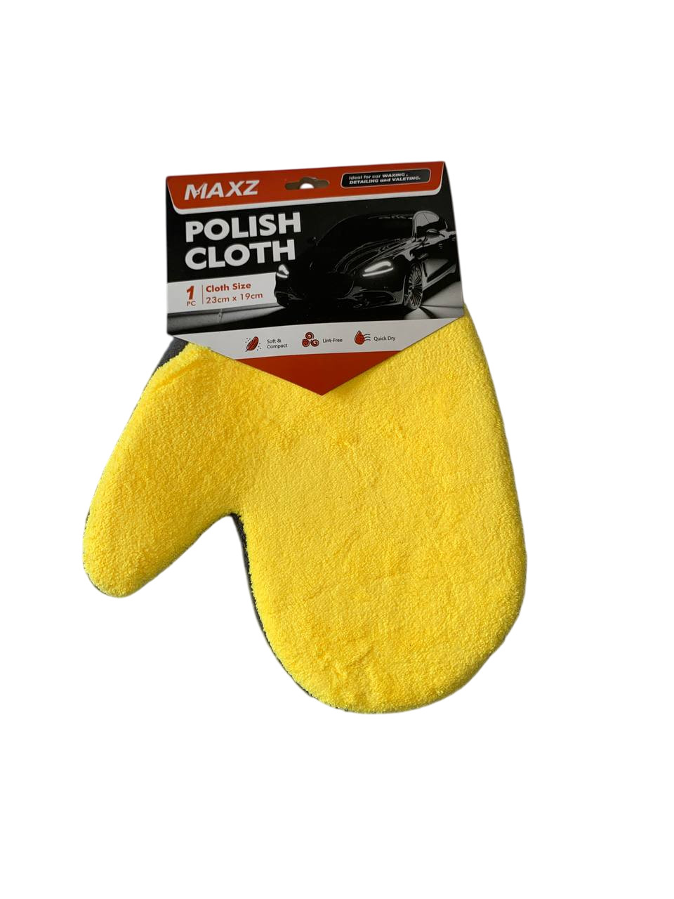 Car Polish Cloth Glove – Microfiber Wash & Wax Mitt – Lint-Free, Scratch-Free