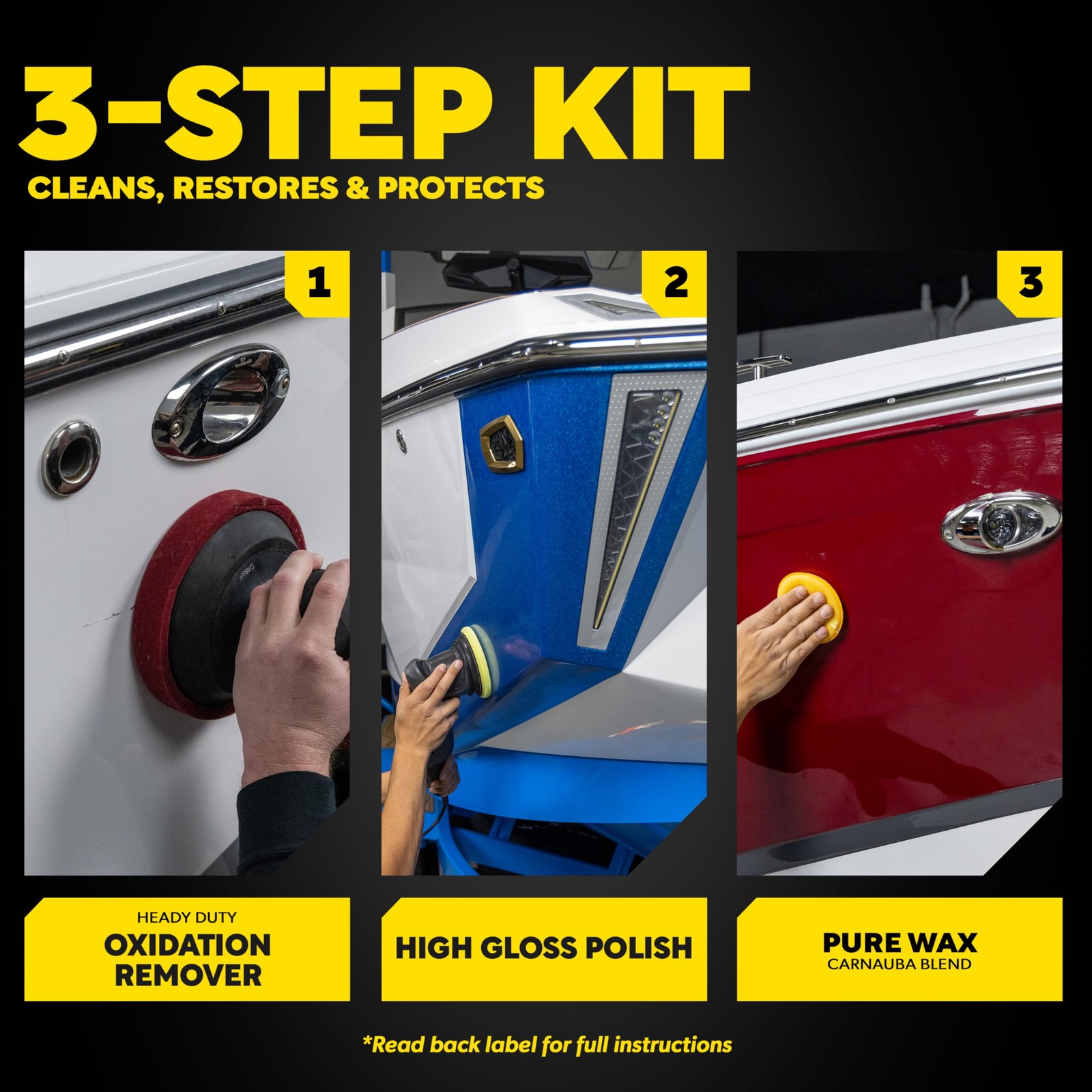 Meguiar’s M4965 Marine/RV Fiberglass Restoration System, Factory