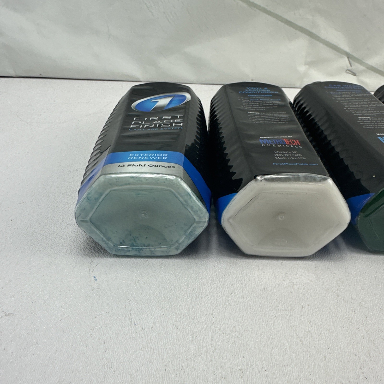 First Place Finish Car Care Products System 12 OZ. Kit 4 Bottle Set ~ 12 oz ea.