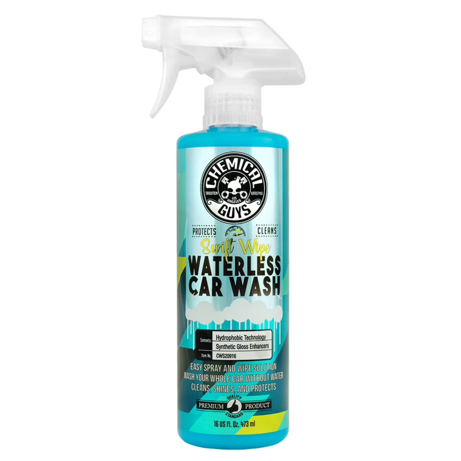 (2 pack) Chemical Guys Swift Wipe Waterless Car Wash, 16 oz