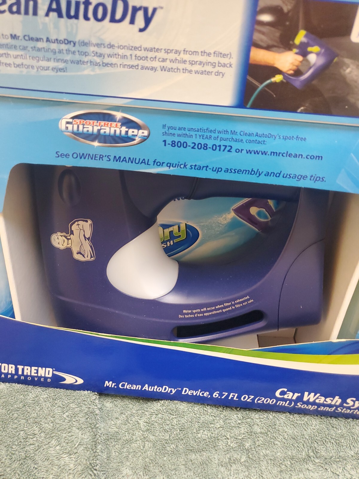 Mr. Clean AutoDry Carwash Car Wash System w/ Soap & Starter Filter