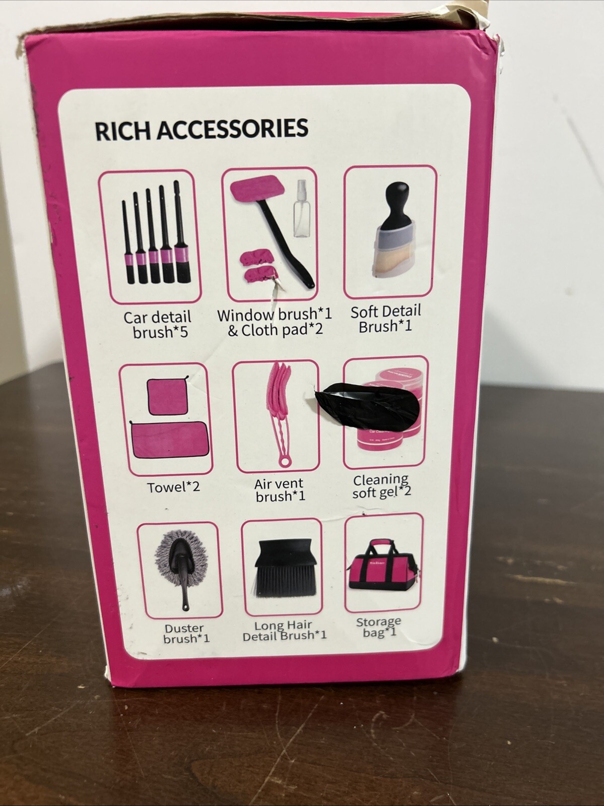 Complete Car Cleaning Kit – Interior Cleaner, Vacuum, Detailing Brush Set & More