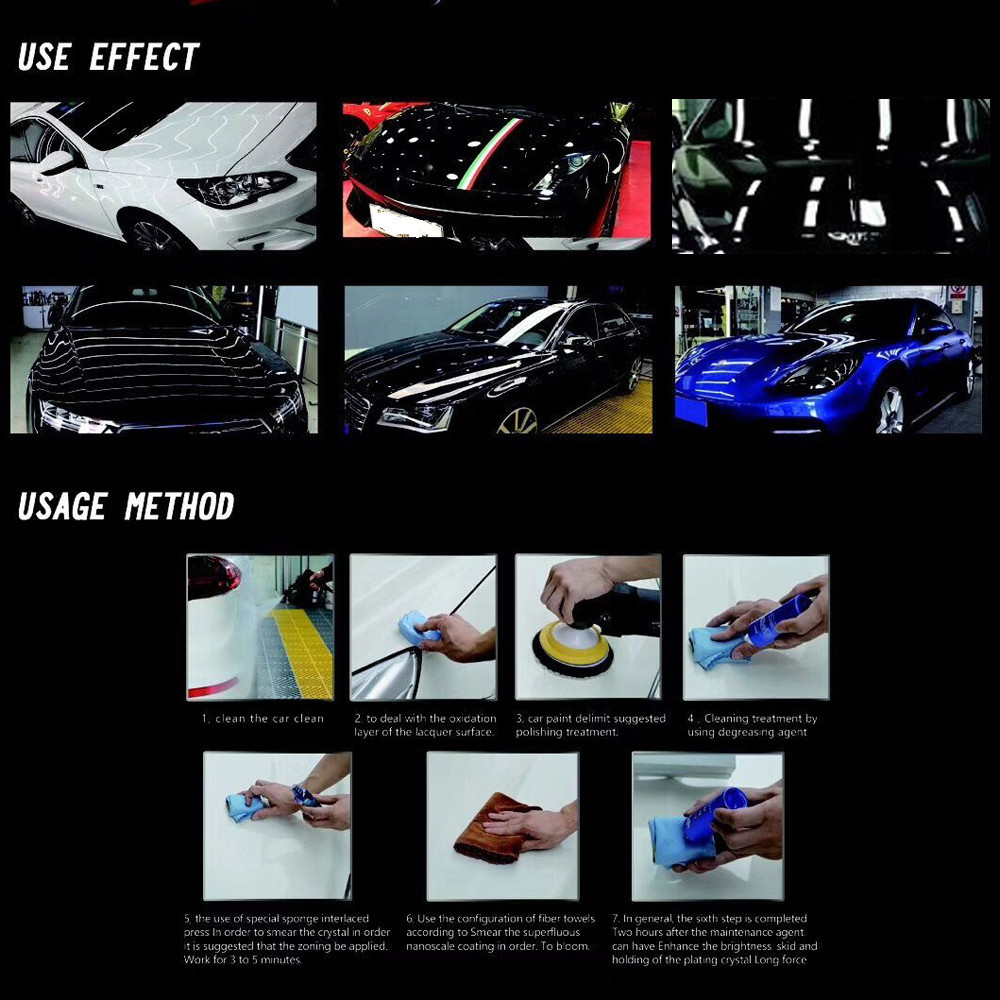 30ml Liquid 9H Car Super Hydrophobic Glass Ceramic Coating Nano Auto Paint Care