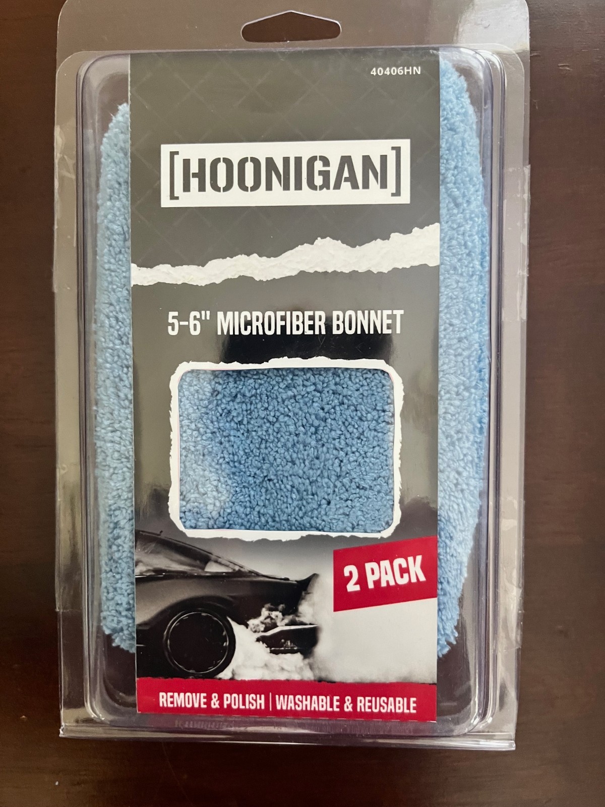 HOONIGAN MICROFIBER POLISH AND BUFFING BONNET 40406HN 5-6″ 2 PACK