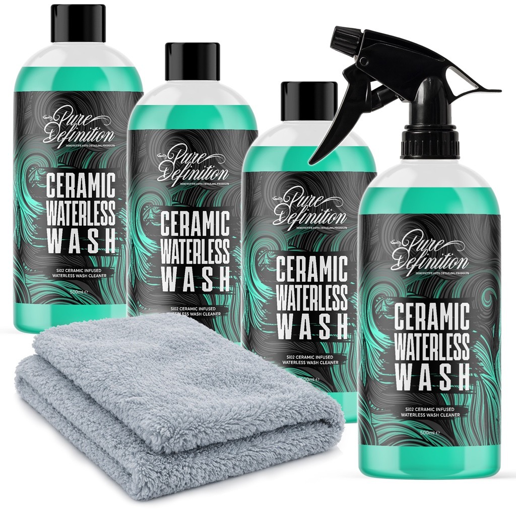 Ceramic Waterless Wash – SiO2 Cleaning Spray Car Paint, Glass, Wheels & Trim