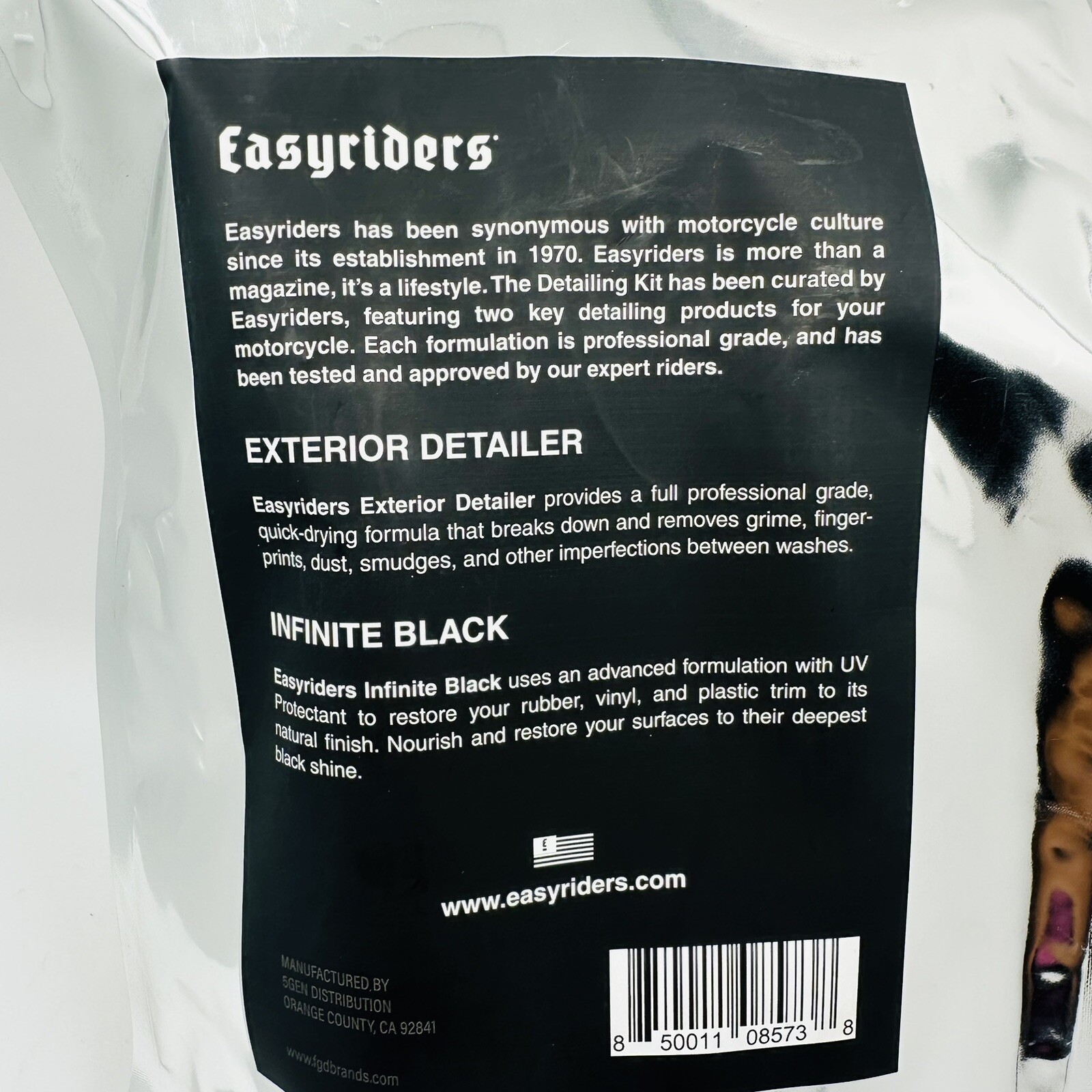 Easyriders, Motorcycle Detailing Kit, Exterior Detailed And Infinite Black