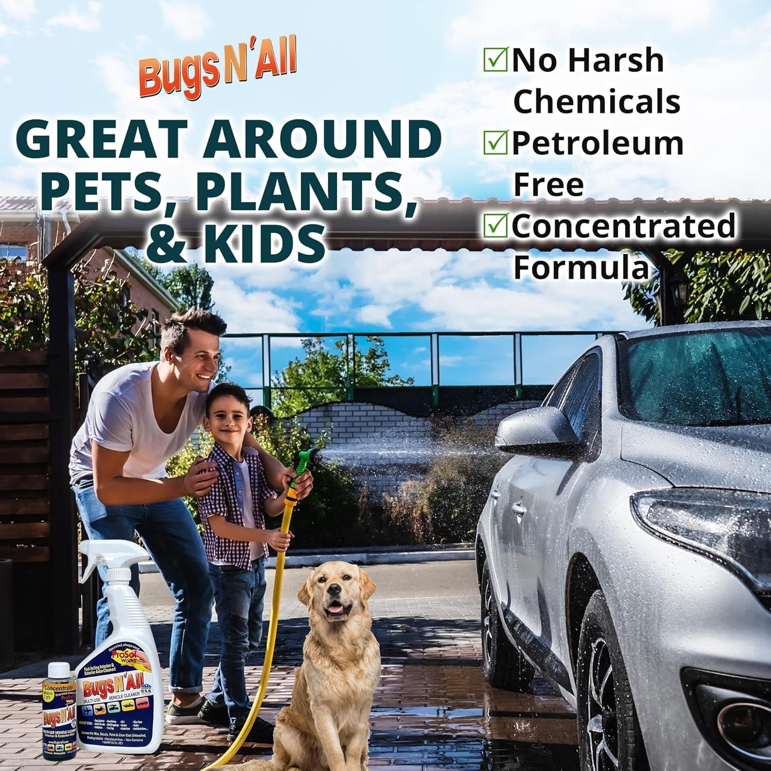 Bugs N’ All Car Cleaner & Degreaser – Bug & Tar Remover 4 oz