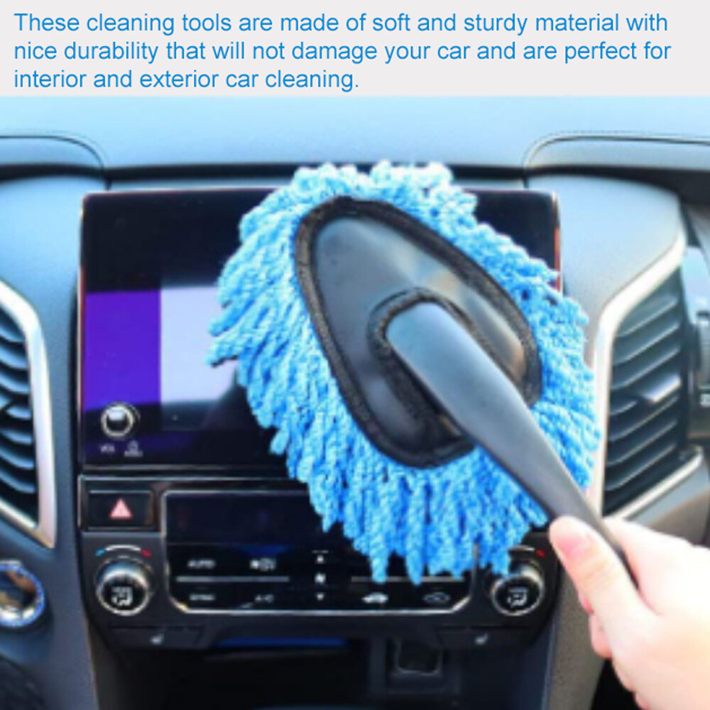 10PCS Car Wash Cleaning Tools Kit Automobile Detailing Brush Dash Duster L9D2
