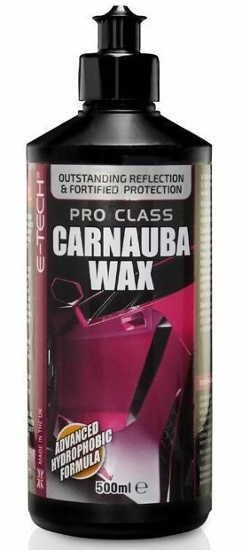 E-Tech Waxing Deep Gloss Shine Pro Class Synthetic Brazilian Carnauba Wax -500ml