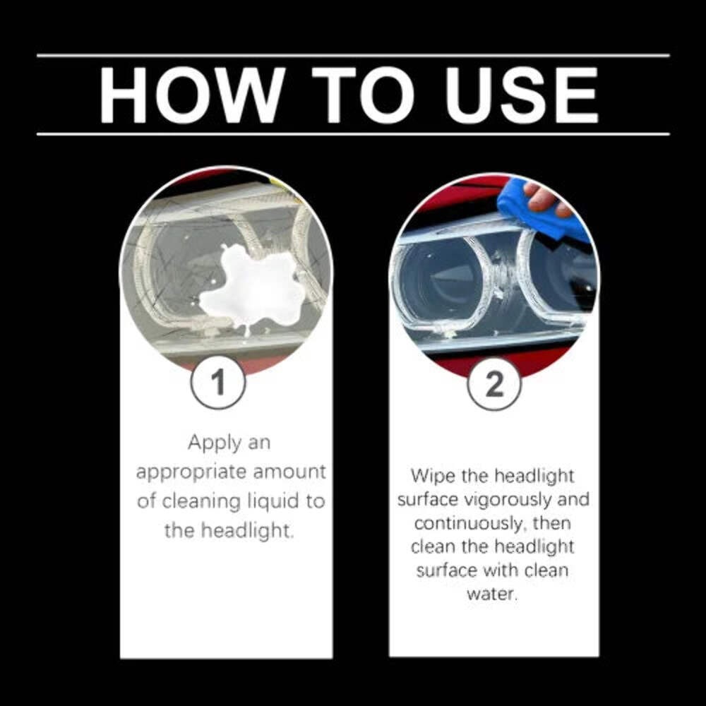 Rayhong Liquid Car Care Brightening Cleaning And Polishing Headlight Cleaner SUV