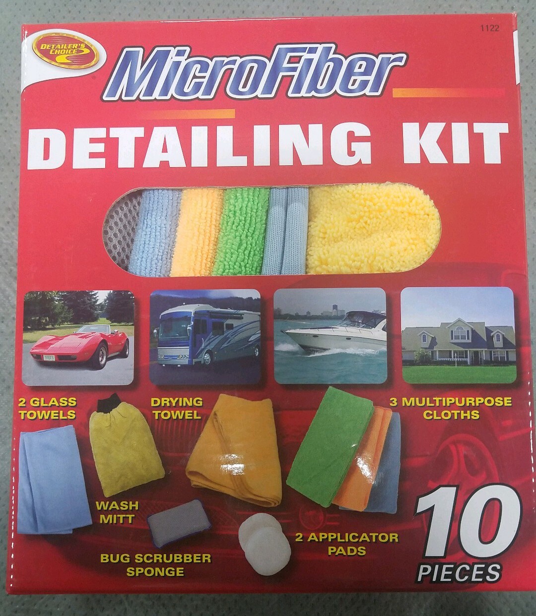 Detailer’s Choice Microfiber Complete Car Cleaning Kit