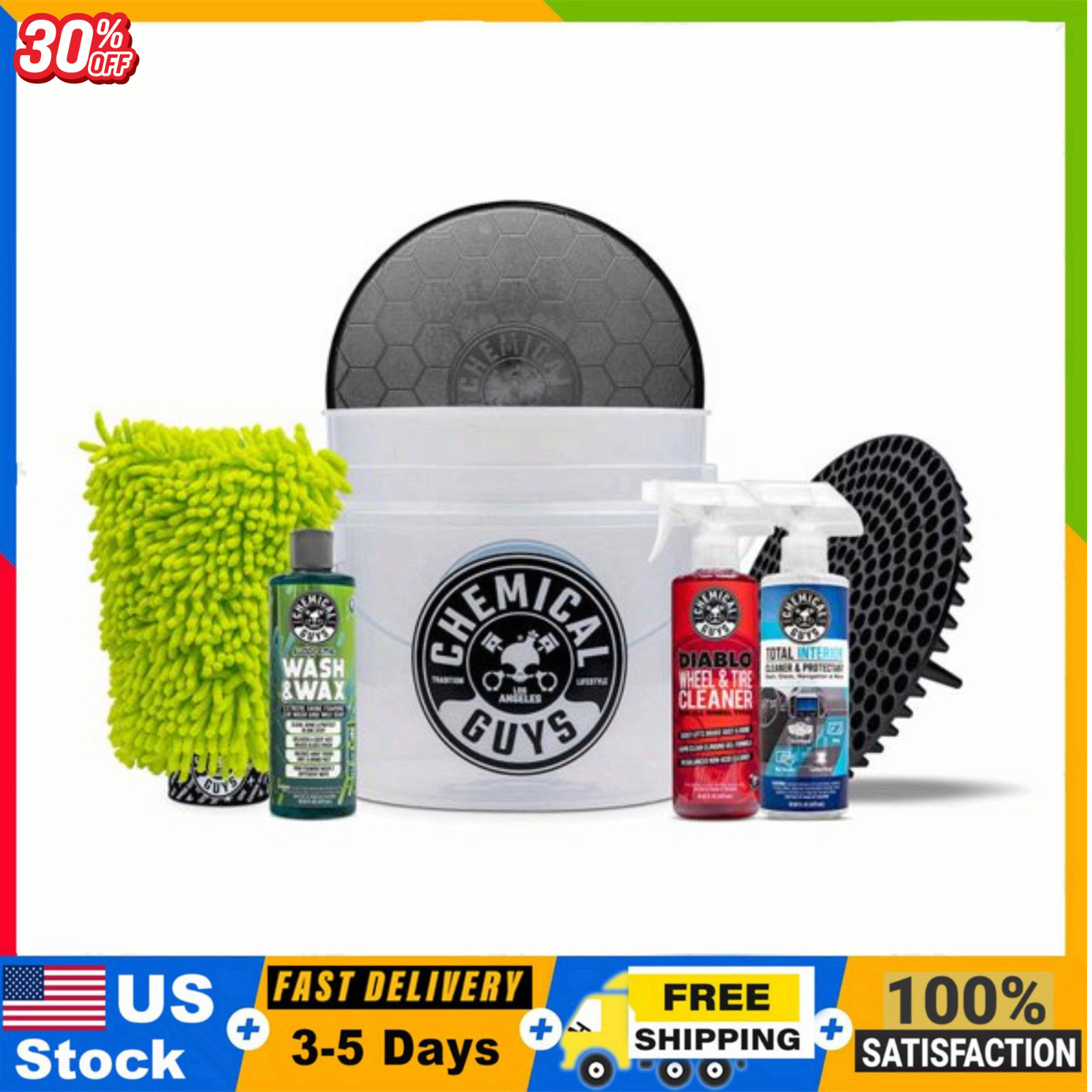 Chemical Guys Professional Wash & Shine Car Cleaning Kit