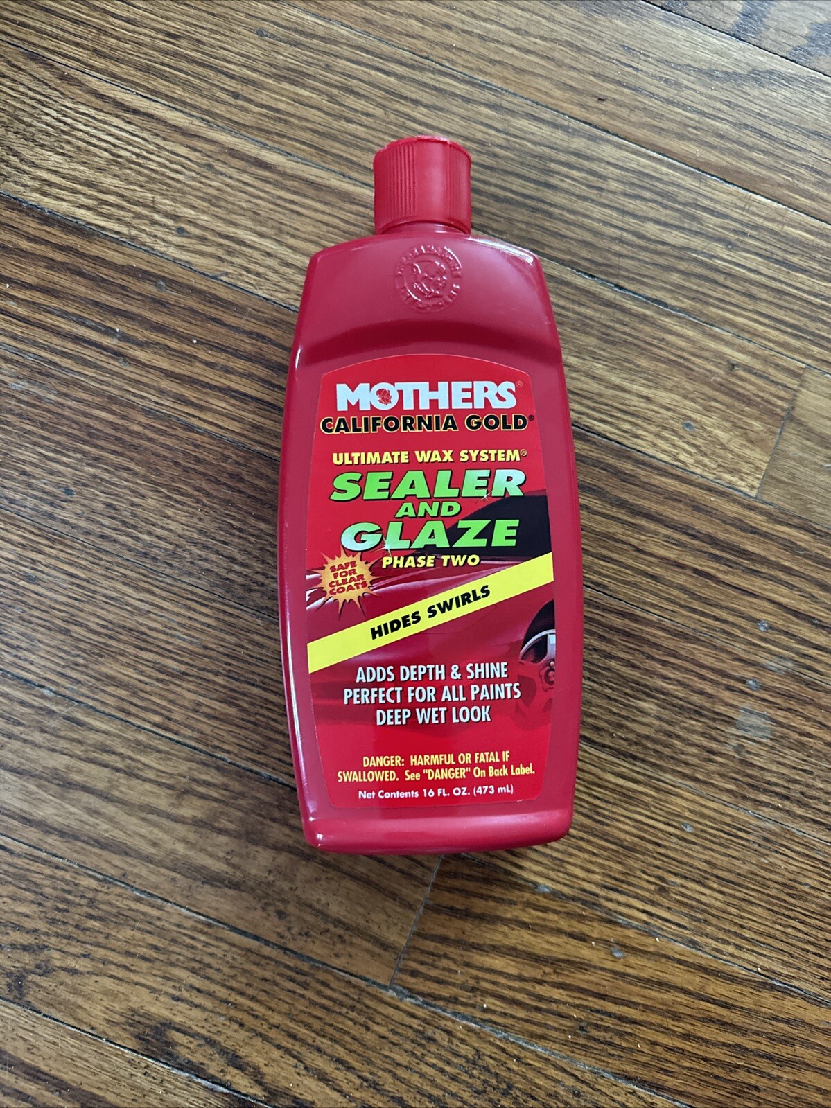 MOTHERS 08100 California Gold Micro-Polishing Glaze – 16 Oz