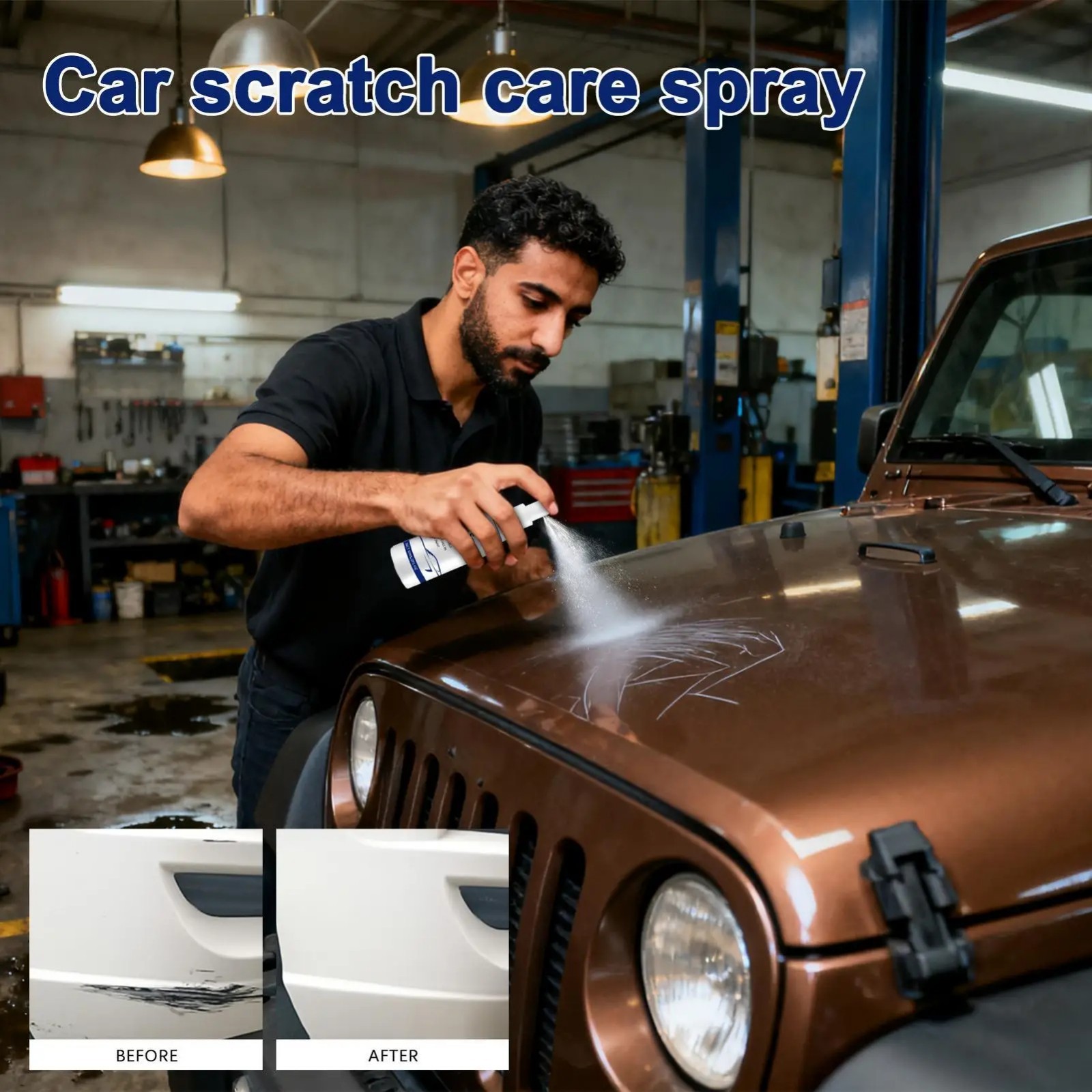 Car Scratch Care Spray, Car Scratch Remover, Scratches in The P丨US