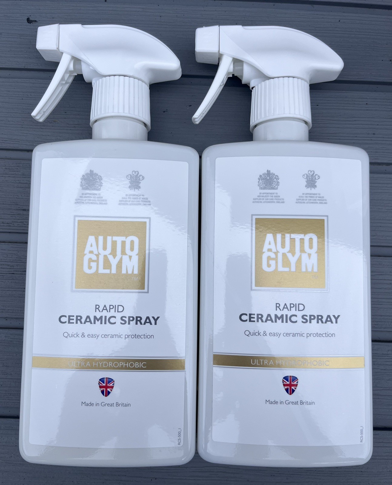 2x AUTOGLYM RAPID CERAMIC SPRAY 500ml Super Hydrophobic Coating Technology NEW