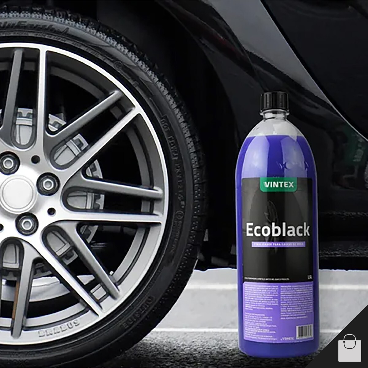 Vintex Ecoblack Automotive Cleaning Car Wheel Shine Maintenance Vonixx 1.5L 51oz