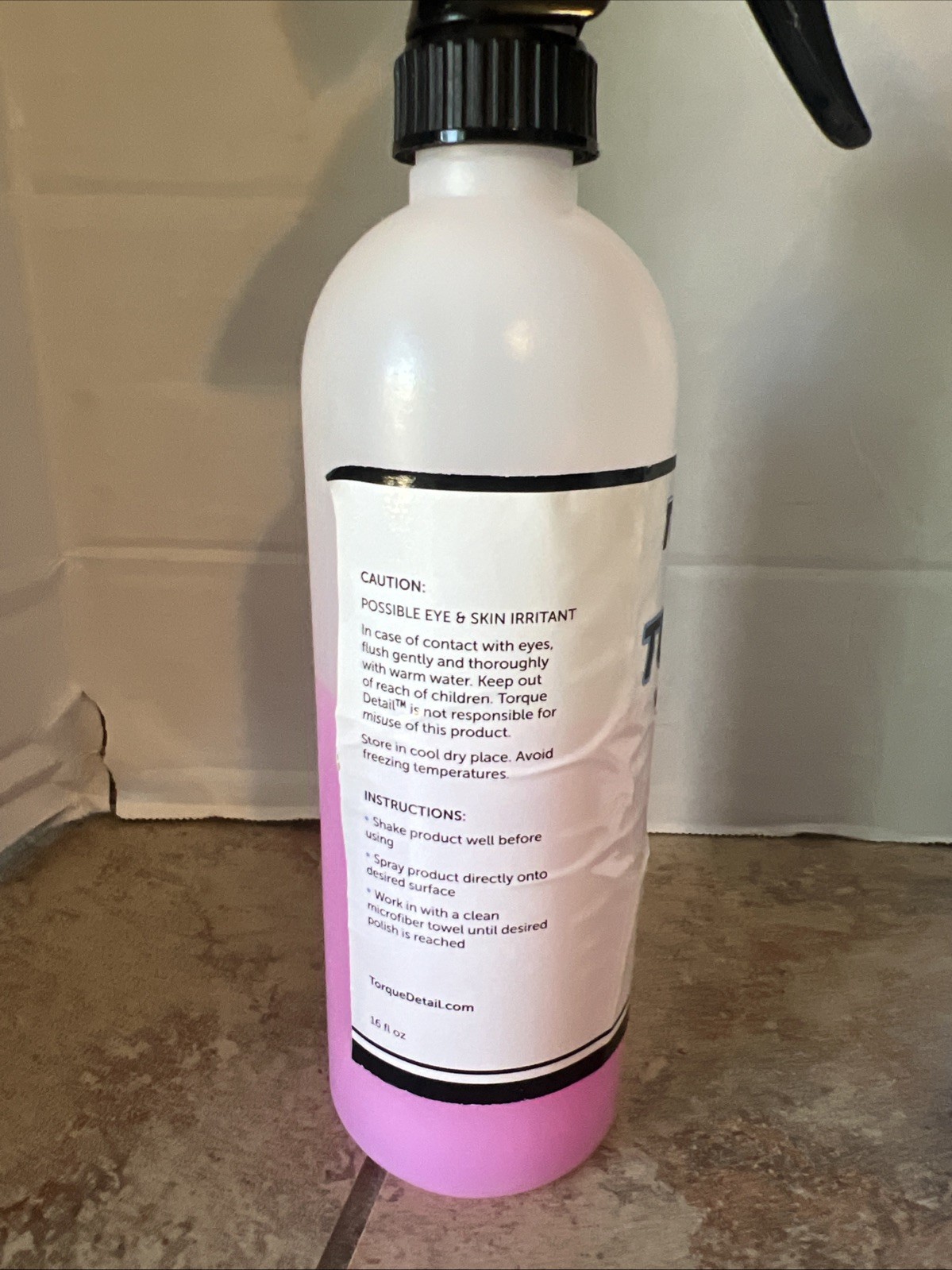 Torque Detail Bundle Waterless Detailer High-gloss Tire Leather Restore 40% Full
