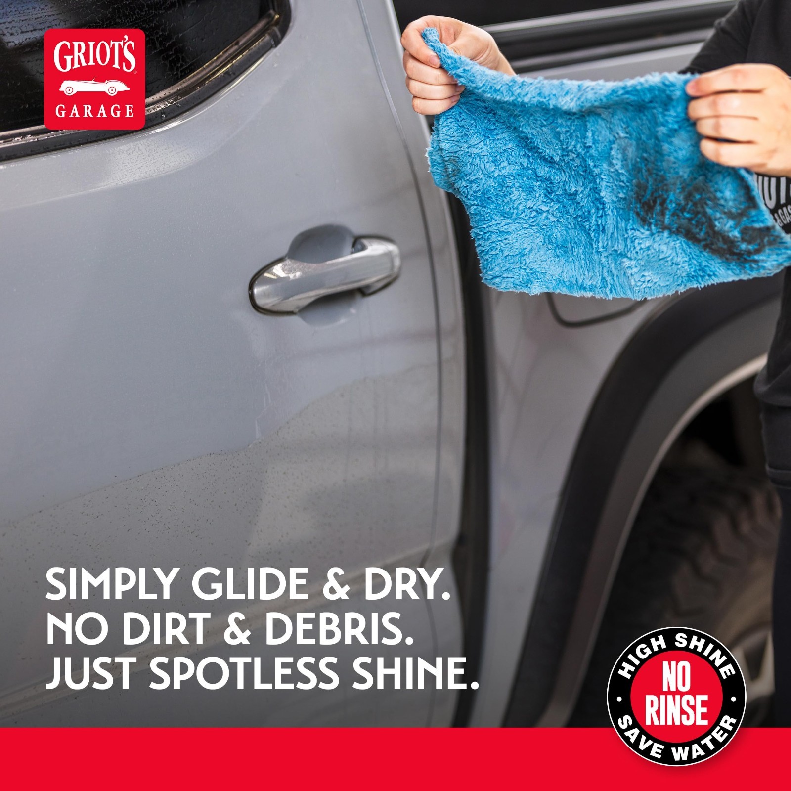 Rinseless Car Wash & Detailing Solution, No-Rinse Vehicle Cleaner, 35oz