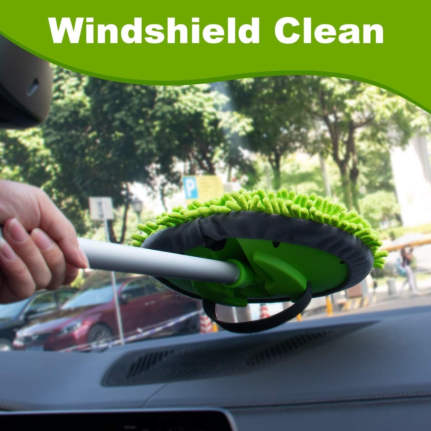 62″ Microfiber Car Wash Brush Mop Kit