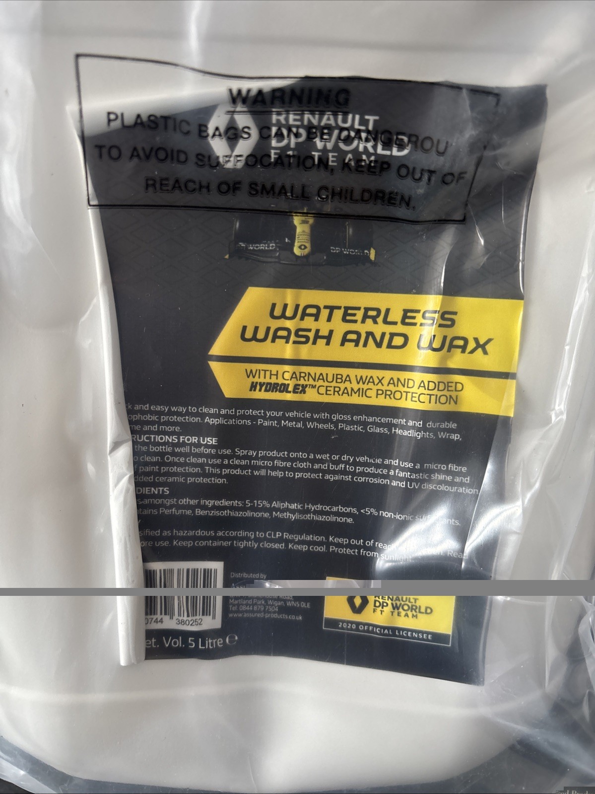 Renault Fit Team Waterless Wash and Wax 5L