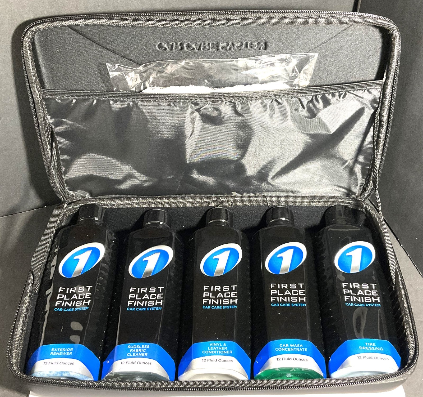 First Place Finish Car Care System in Nice Zip Up Case – Brand New