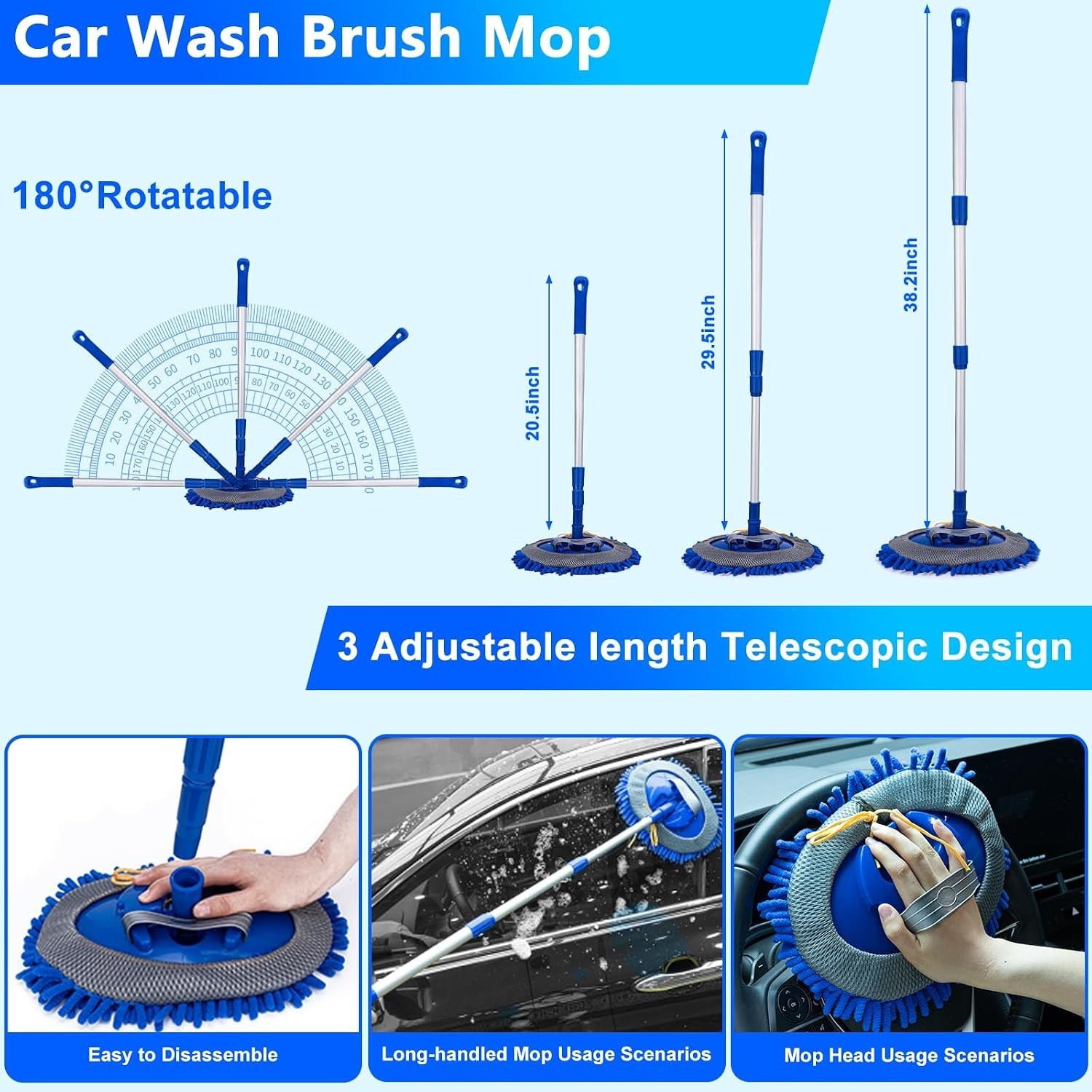 Pro Car Wash Kit with Foam Gun & Brushes