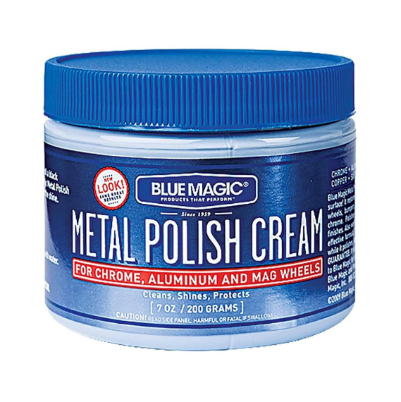 Blue Magic 400 Metal Polish Cream 7 oz Non Abrasive Tarnish Oxidation Remover