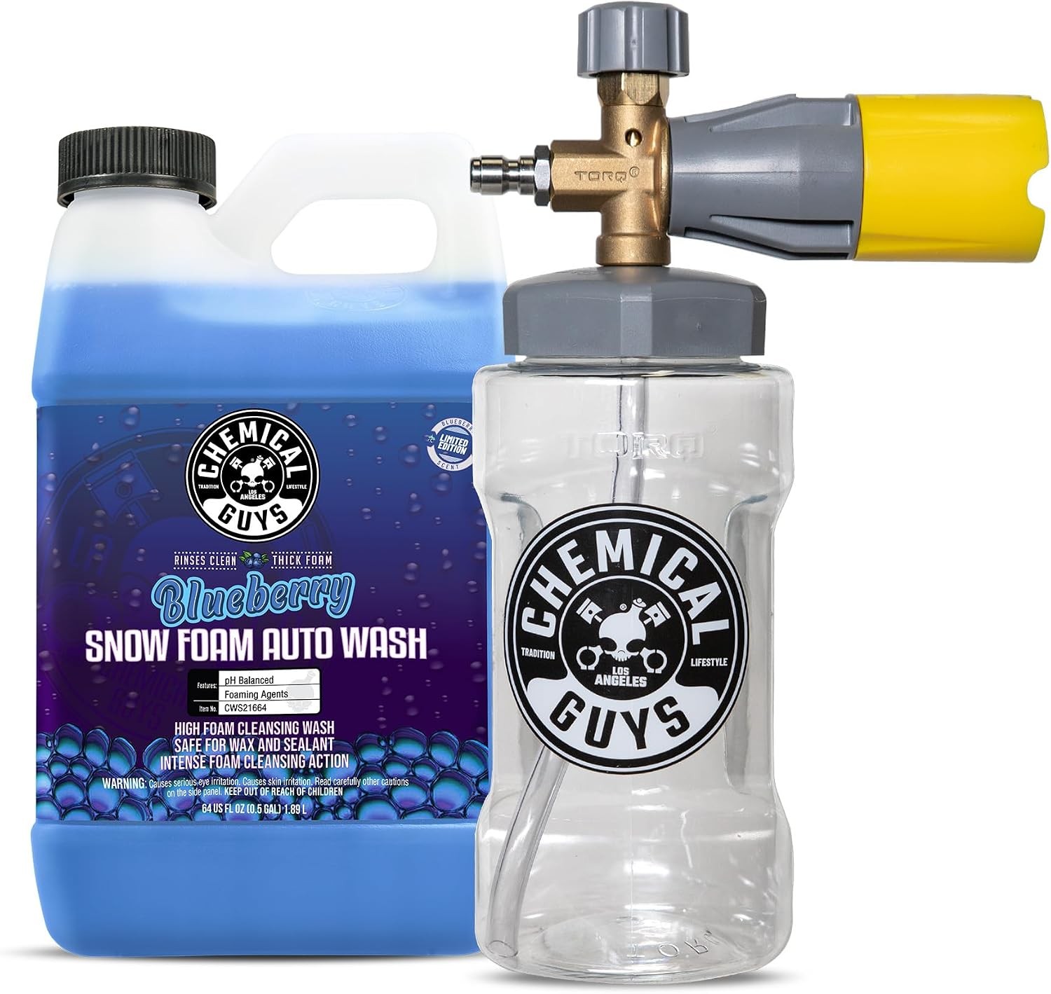 Chemical Guys Big Mouth Max Foam Cannon Pressure Washer Car Wash 34oz EQP324