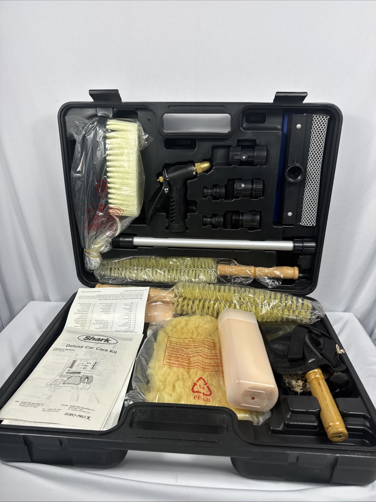 Shark Deluxe Car Care Kit Model CCK102 NEW