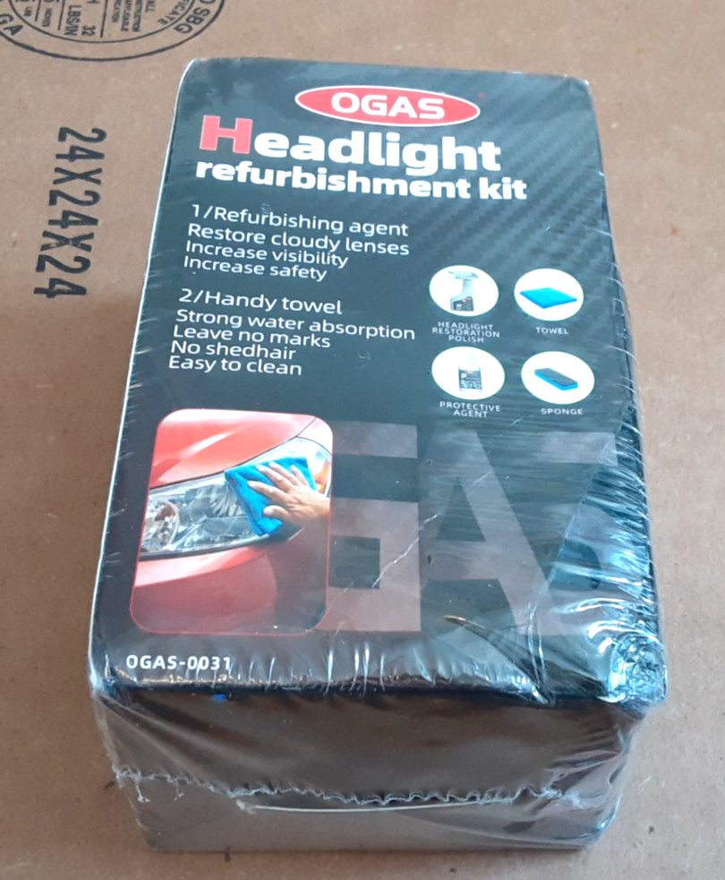 3 Automotive Headlamp Restoration Fluid Oxidized Headlight Refurbishment Kits